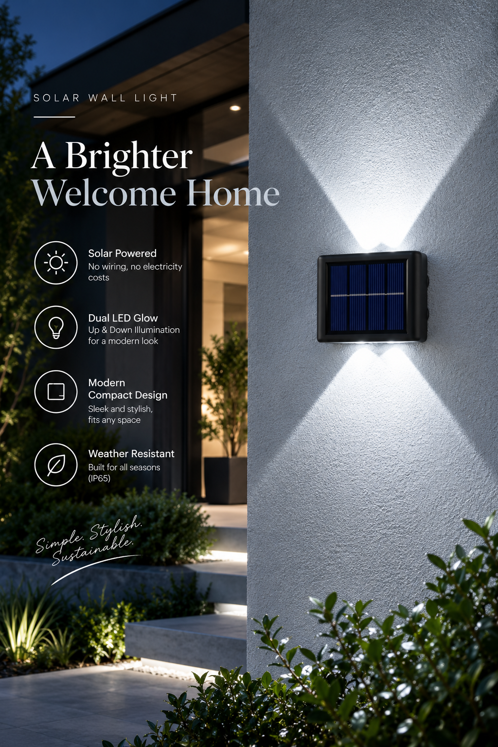 Outdoor Waterproof wall mount light