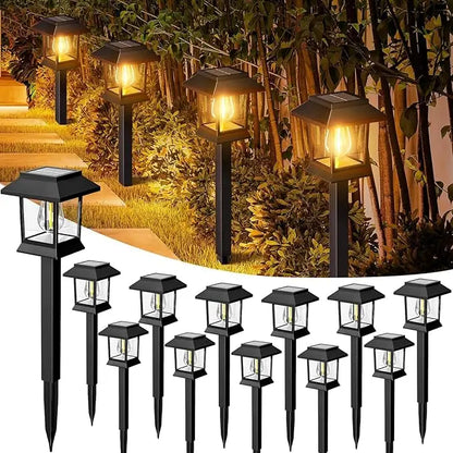 Outdoor Garden Retro Solar Waterproof Signs for Courtyard Solar Lights Landscape Grassland Corridors